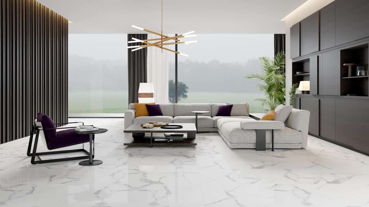 azulejo blanco 60x60 ambiente KINGSTONE